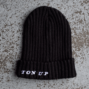 Ton Up Black Beanie - Ton Up Clothing